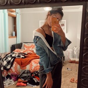 JOUJOU Sherpa Denim Jacket